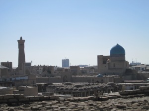 Bukhara skyline.